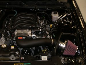 Ford Mustang Performance Air Intake - K&N Engineering - AirCharger - `07-`09